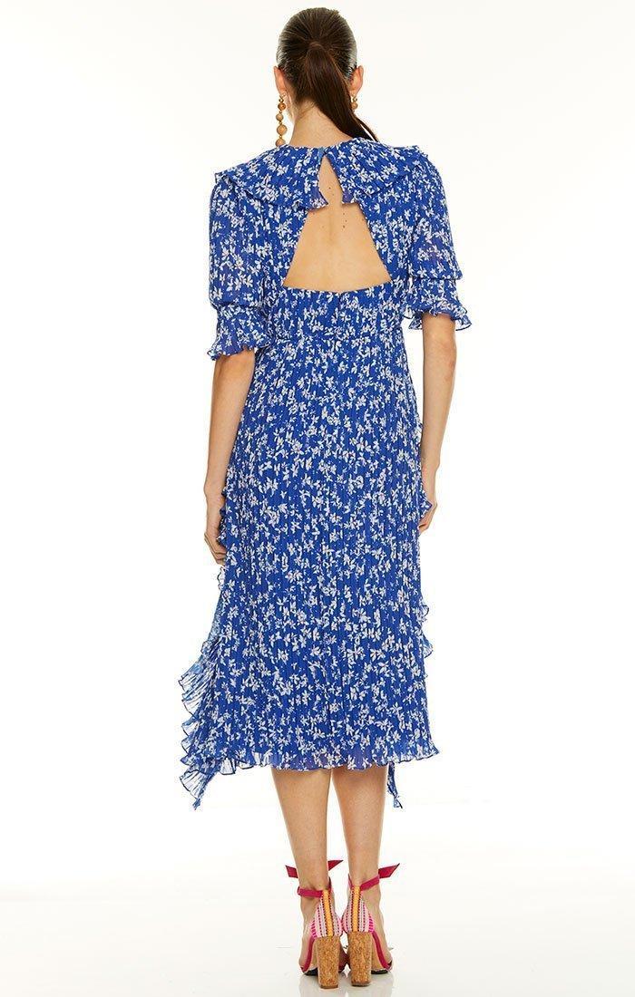 Talulah Mediterranean Minx Midi Dress Blue Size 10 photo 3