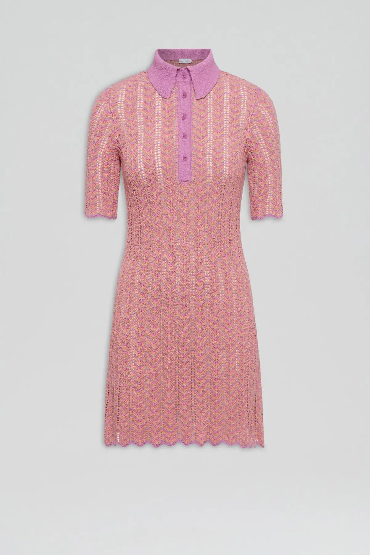 Scanlan Theodore Knit Shirt Dress Pink Size XS/ AU 8 photo 8