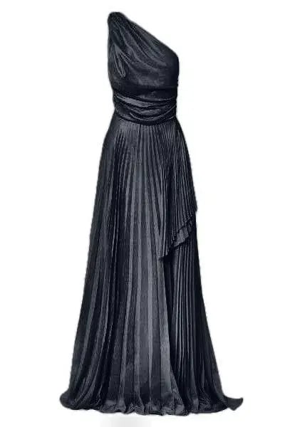 Aurelio Costarella Long Grey/Silver dress photo 3
