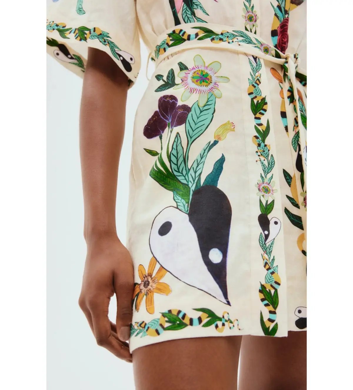 Alemais Meagan Mini Dress Floral Size 10 photo 4