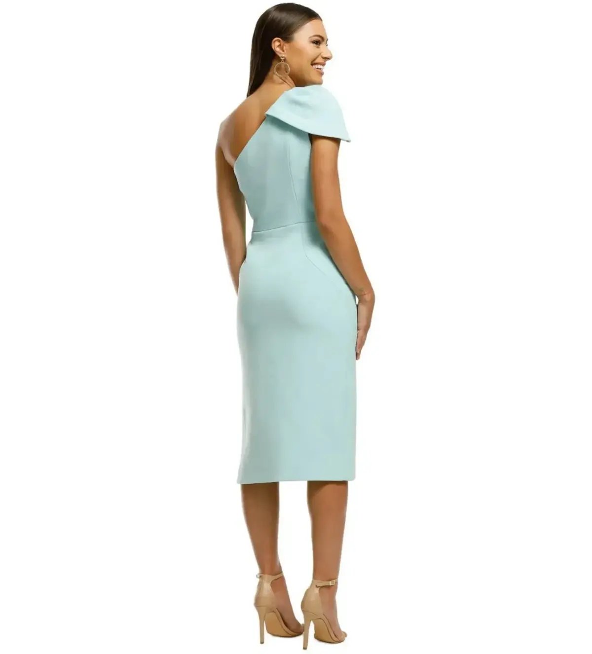 Rebecca Vallance Carline One Shoulder Dress Blue Size AU 8 photo 2