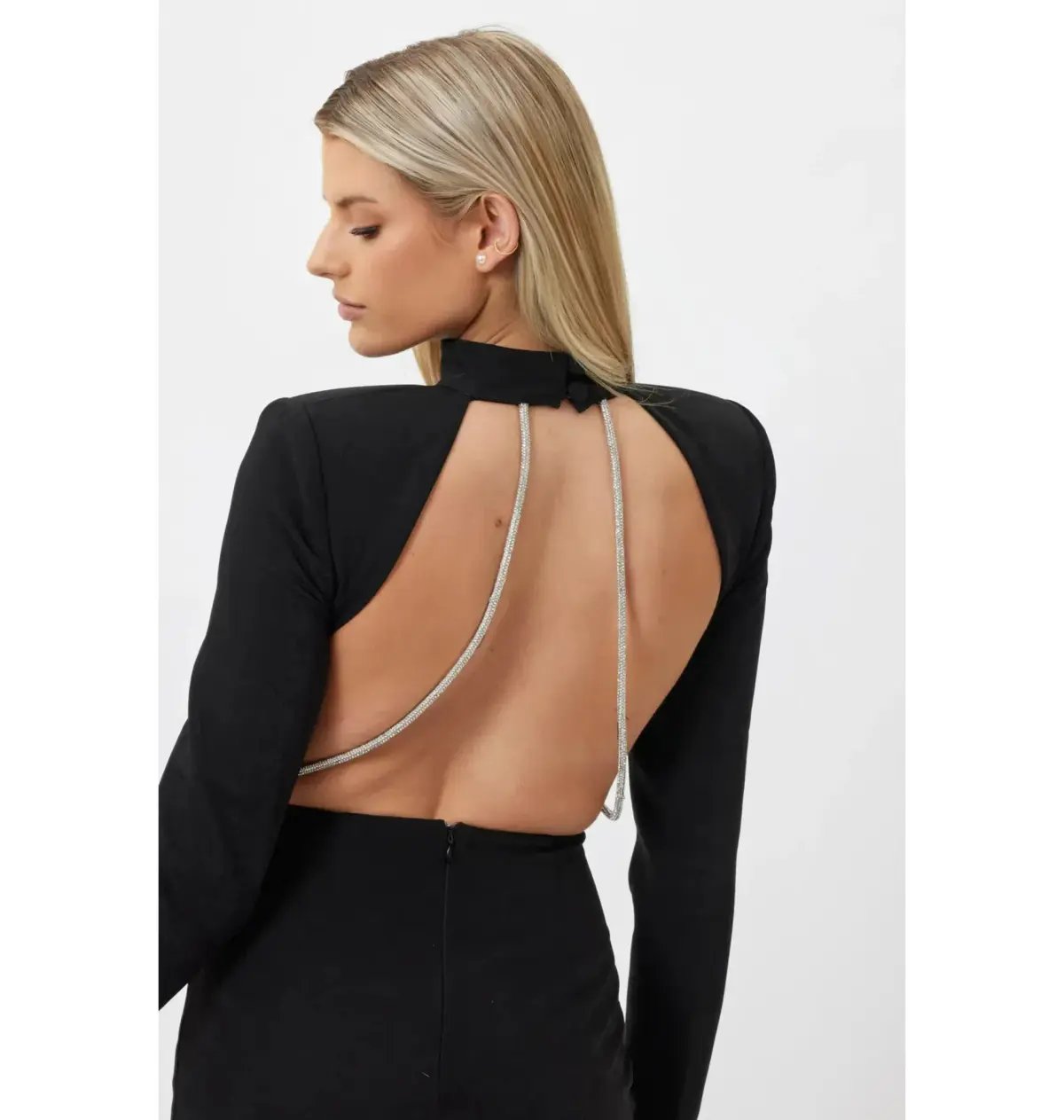 Bianca & Bridgett Mackenzie Backless Dress Black Size AU 6 photo 3
