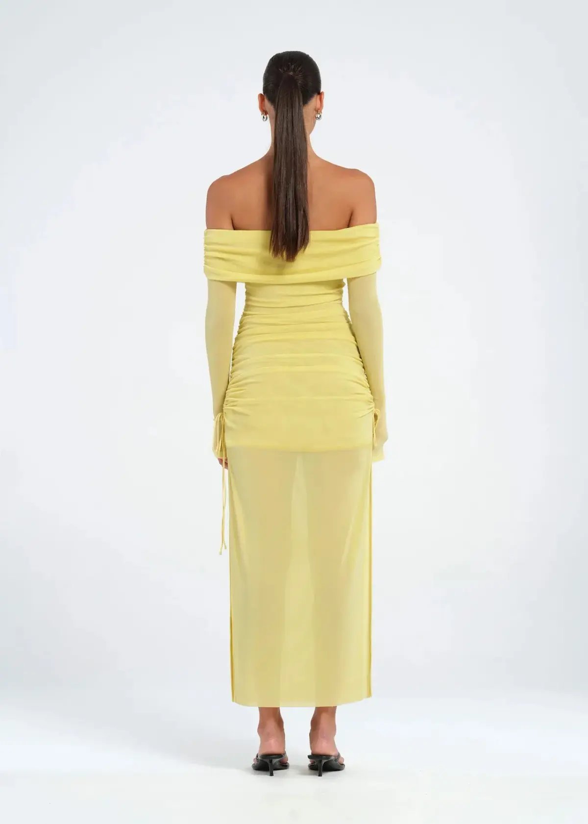 Benni Blaire Midi Dress Lemon Size AU 8 photo 3