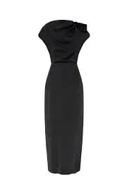 Manning Cartell Grand Illusion Maxi Gown Black Size 16 photo 3
