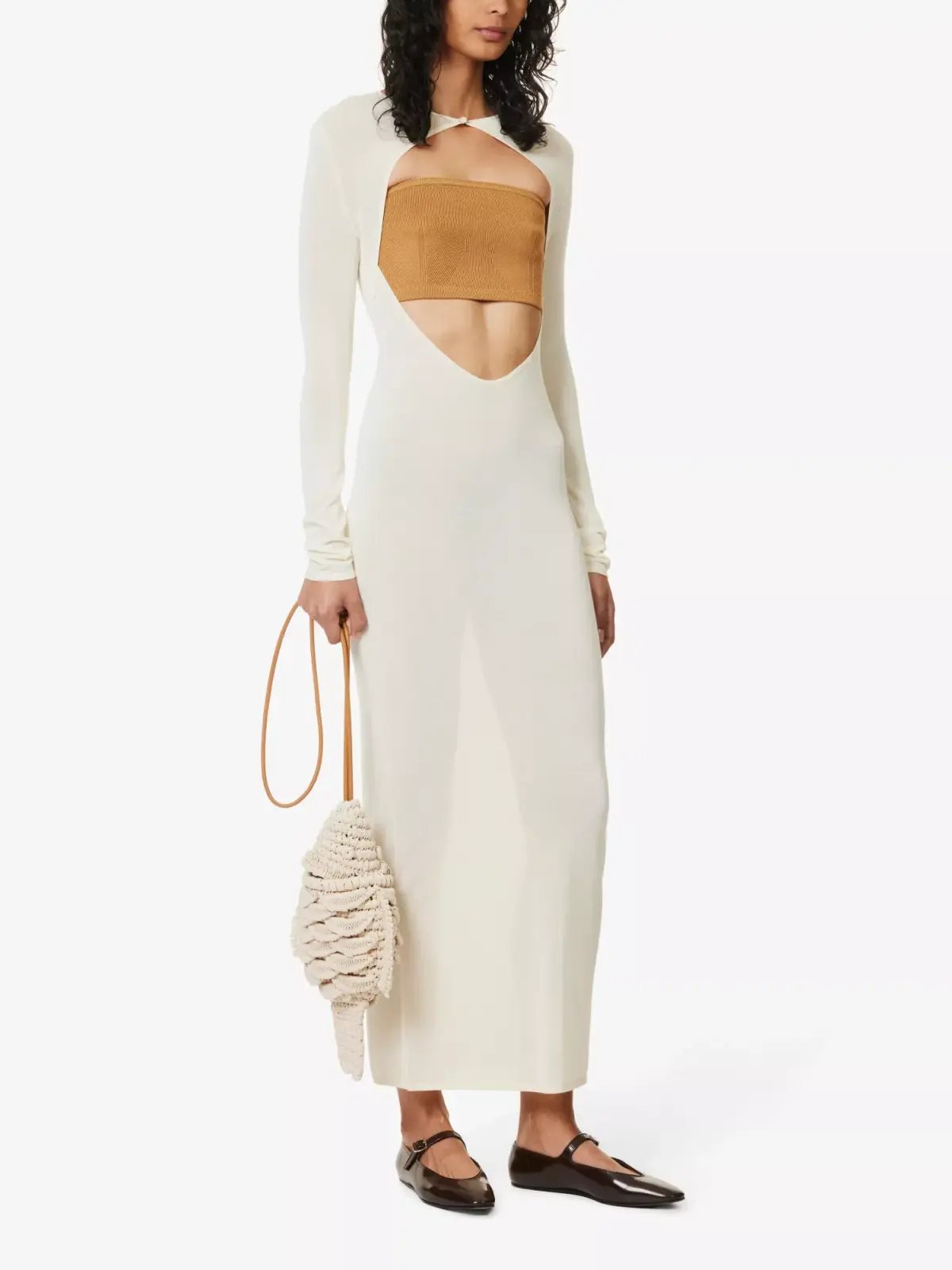 Sir The Label Eva Knit Dress Butter Size 3/12 AU photo 2