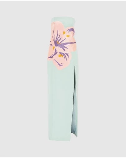 Leo Lin Clemence Embroidered Maxi Dress photo 2