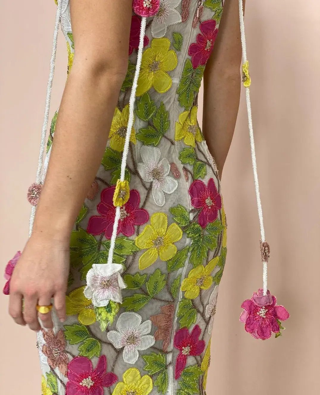 Rachel Gilbert Willow Midi Dress Floral Size 3 / AU 12 photo 4