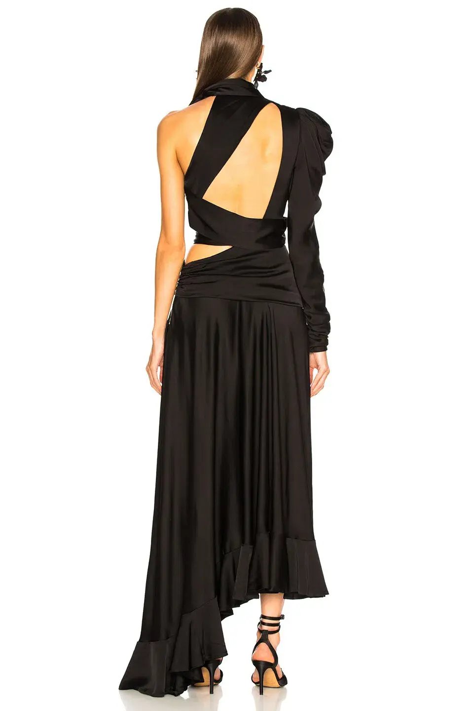 Zimmermann Unbridled Valiant Dress Black Size 6 photo 3