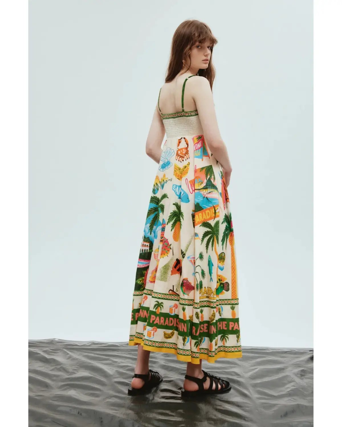 Alemais Paradiso Sundress Print Size AU 8 photo 3