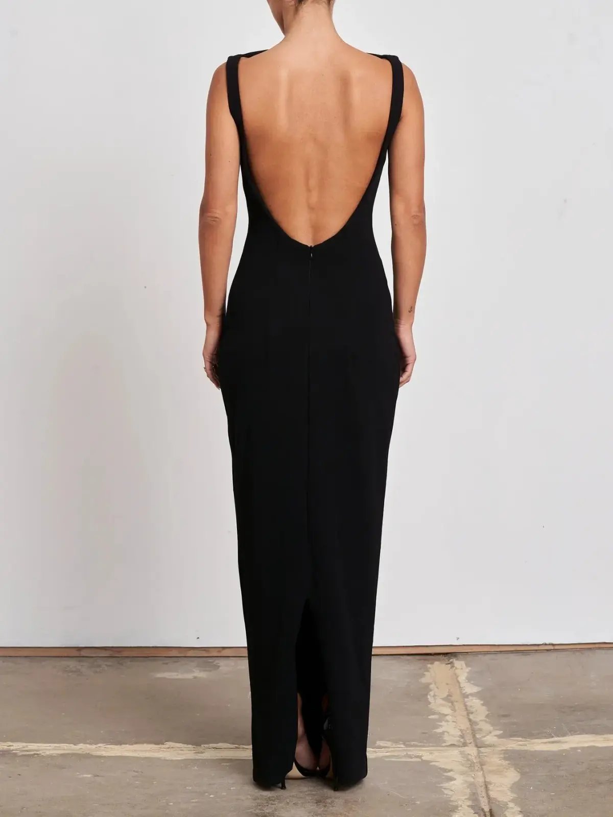 Effie Kats Verona Gown Black Size M / AU 10 photo 3