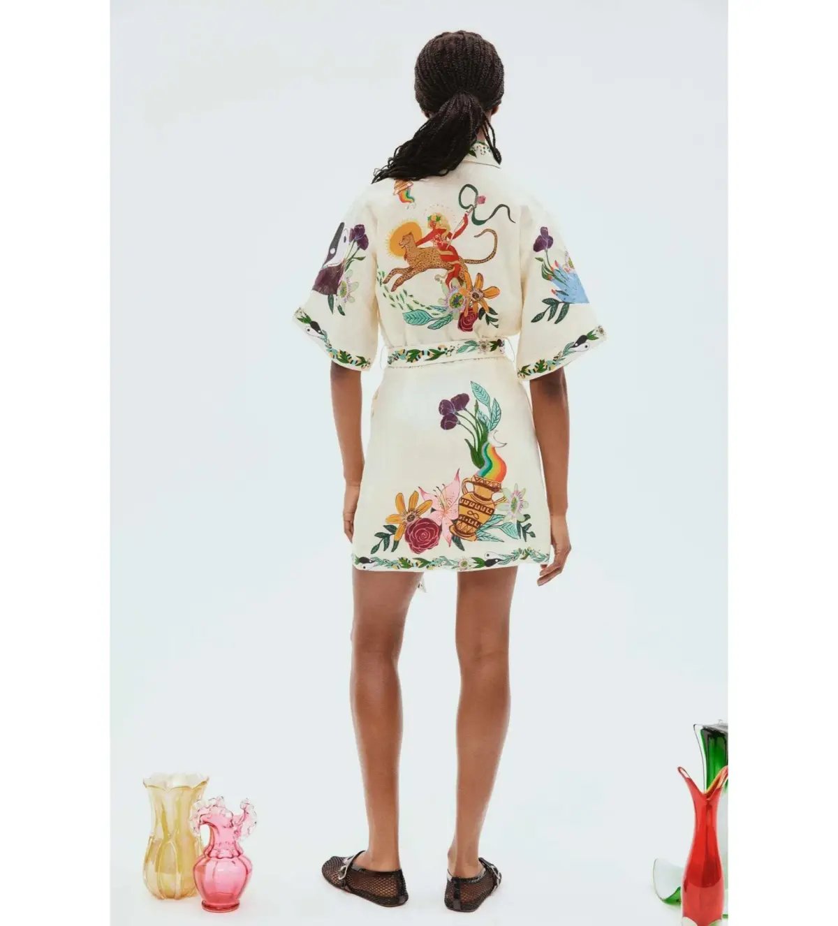 Alemais Meagan Mini Dress Print Size 16 photo 2