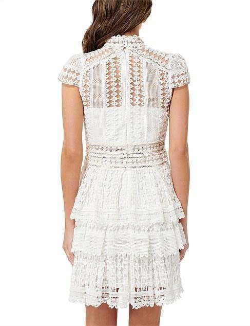 Thurley Tropic Of Capricorn Dress Ivory White Size 6 photo 3