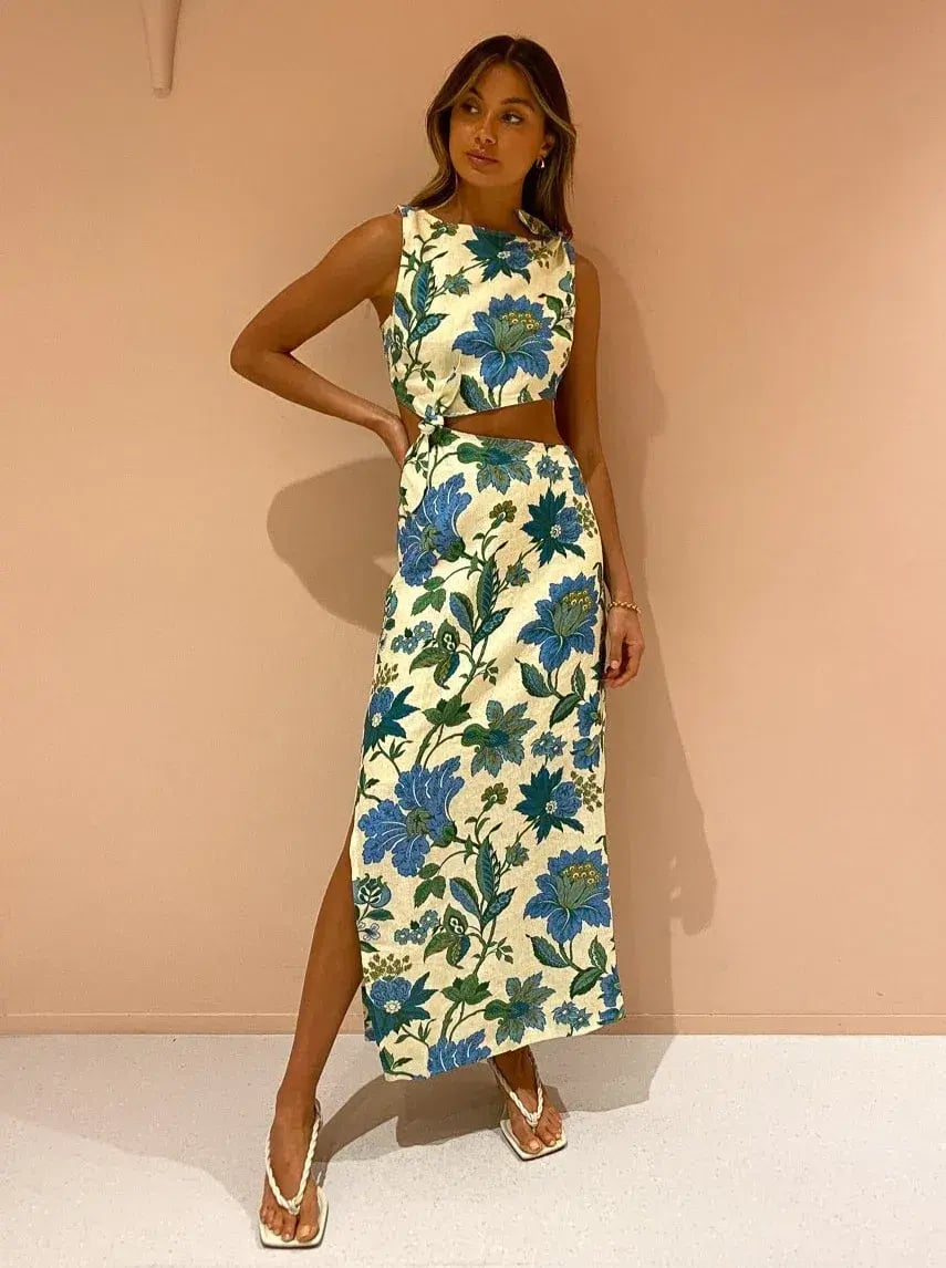 Sir the Label Alexandre Knot Dress in Marguerite Print Size 10 photo 7