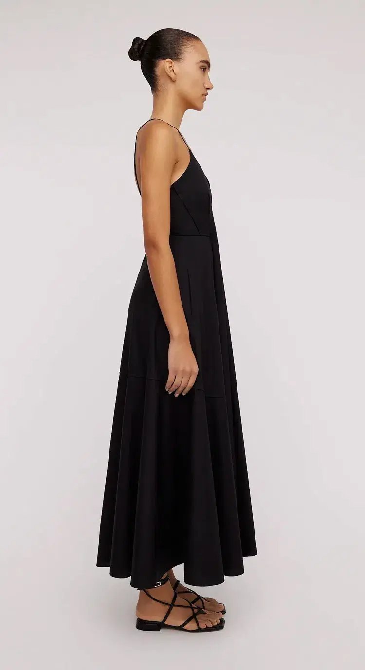 Scanlan Theodore Parachute Strappy Dress in Black Size AU 6 photo 2