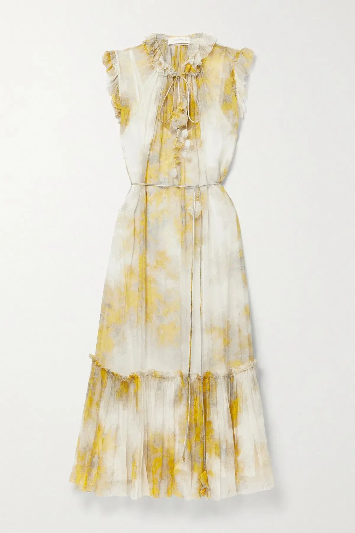 Zimmermann Botanica Wattle Midi Dress Print Size 0 photo 4