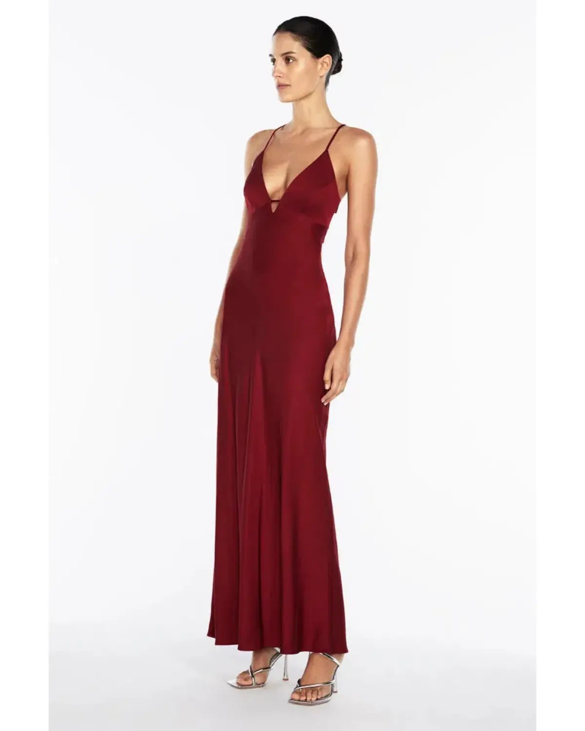 Manning Cartell Time To Shine Slip Dress Cranberry Size AU 6 photo 2