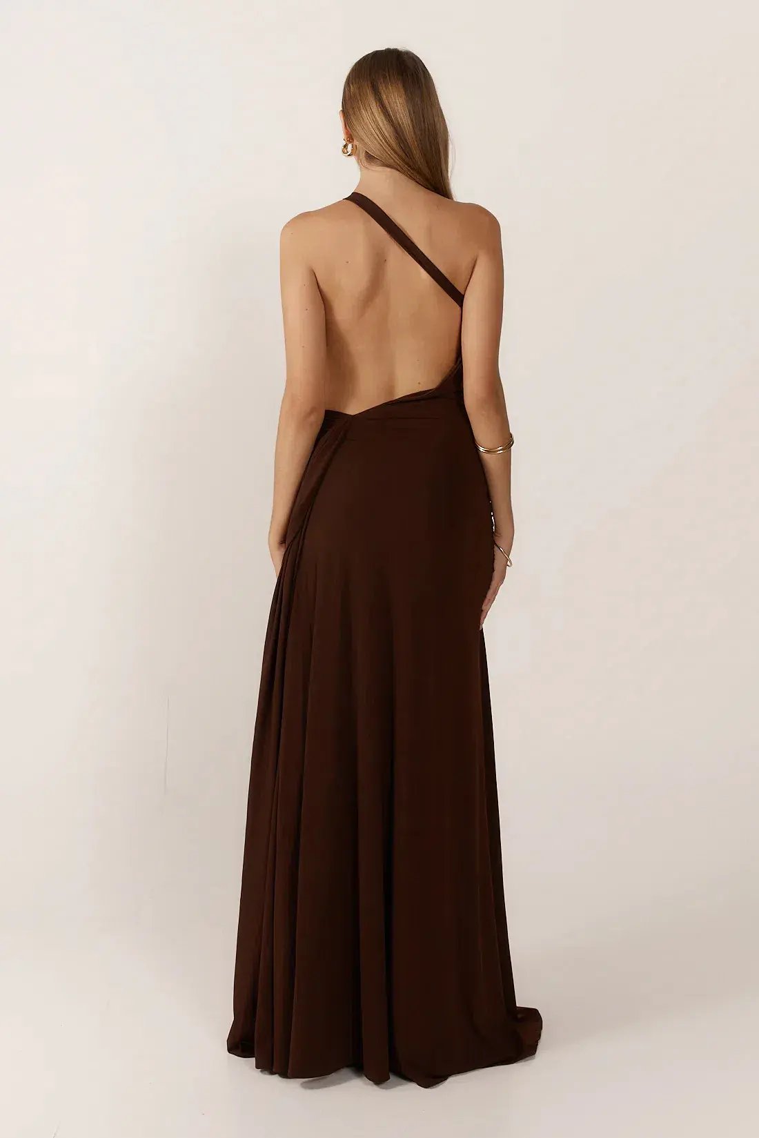 Ance Gria Gaia Gown Brown Size 8 photo 3