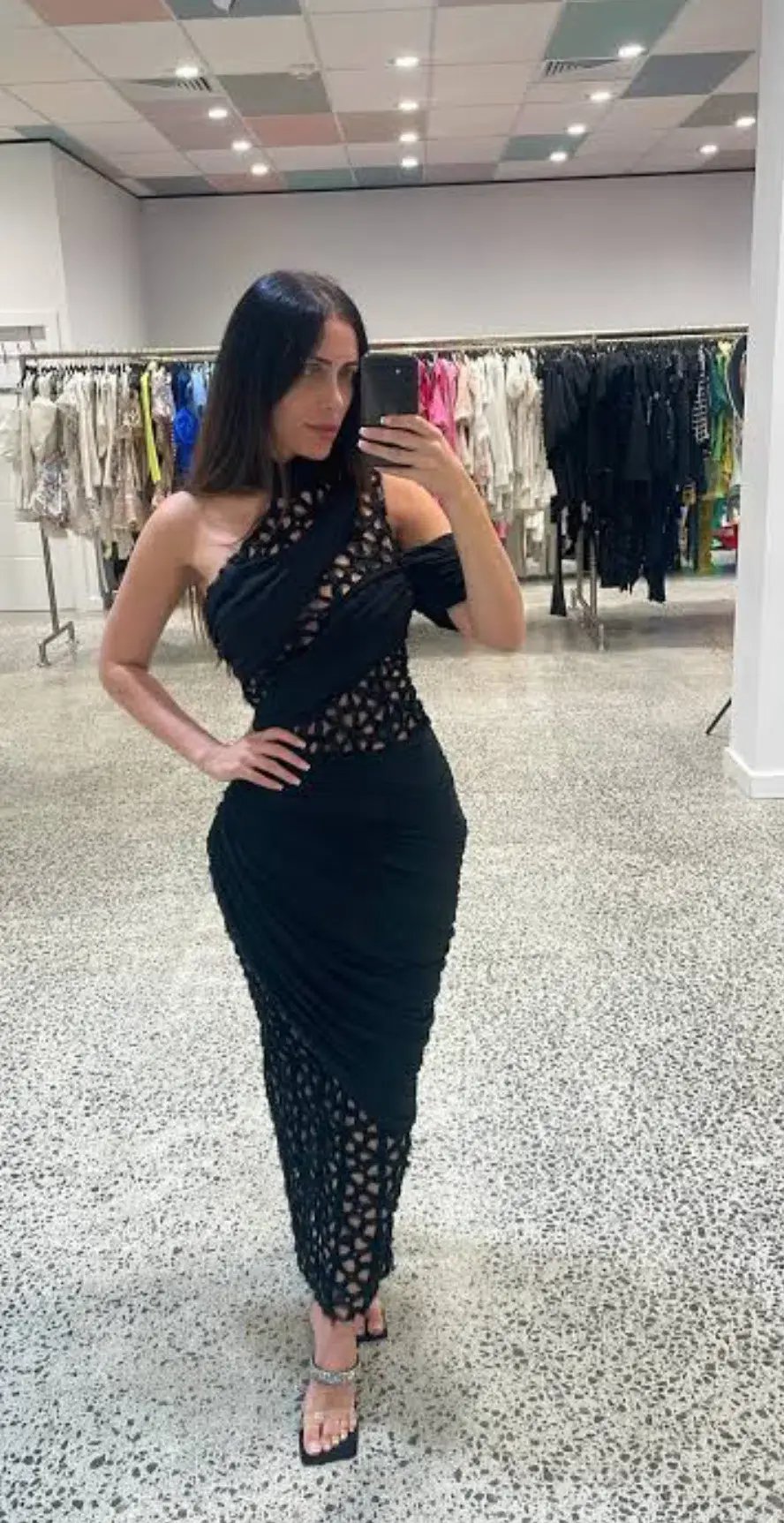 Eliya The Label Milan Dress Black Size S/8 photo 5