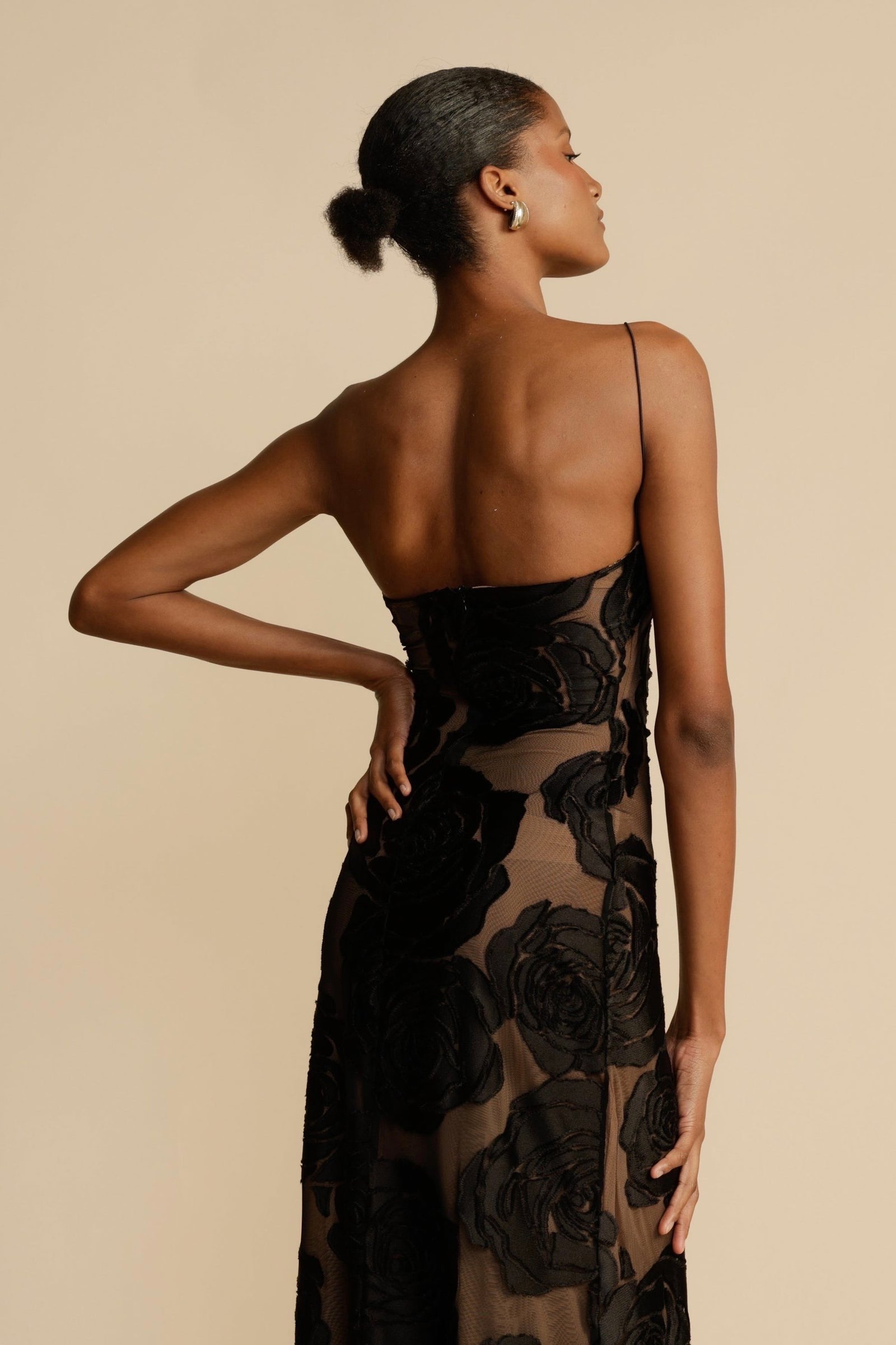 ARCINA ORI MARCELLA DRESS - BLACK photo 4