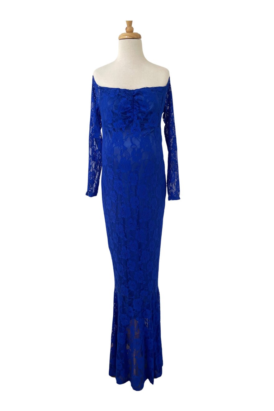Mama Rentals Celine Fitted Lace Maxi photo 3