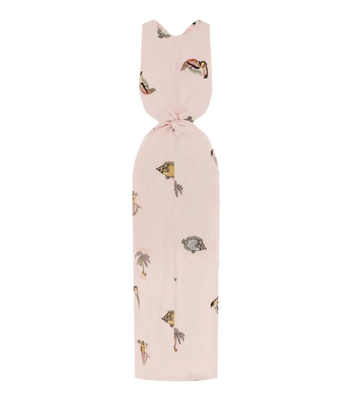 Alémais Vacay Front Twist Midi Dess Pink Size AU 12 photo 4