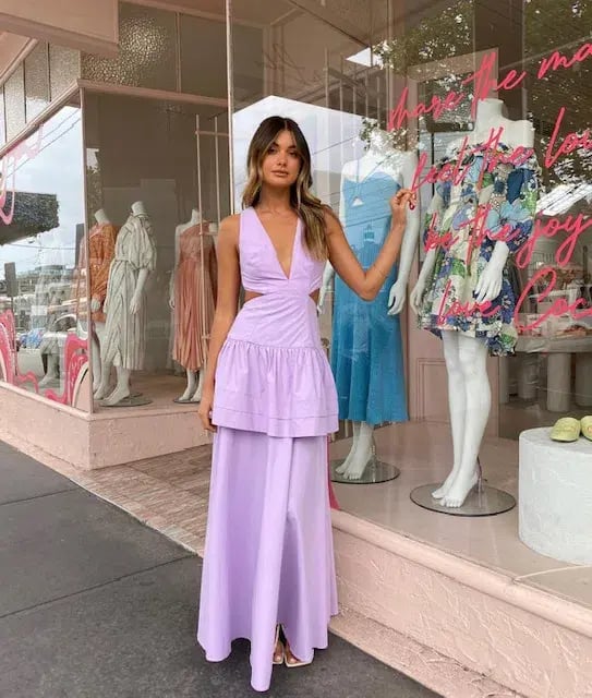 Manning Cartell Sweet Escape Maxi Dress Lilac Size 8 photo 4
