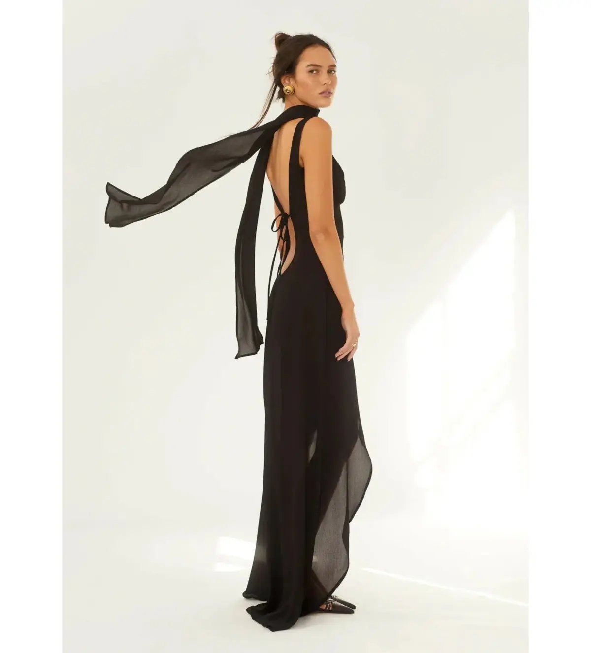 Arcina Ori Amelie Maxi Dress Black Size XS AU 6 photo 5