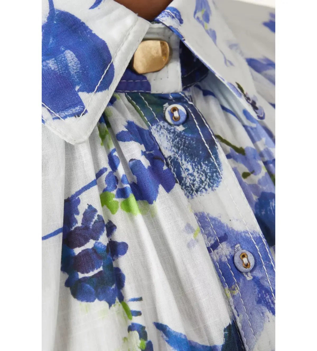 Aje Pablo Smock Mini Dress in Cotton Size AU 12 photo 4