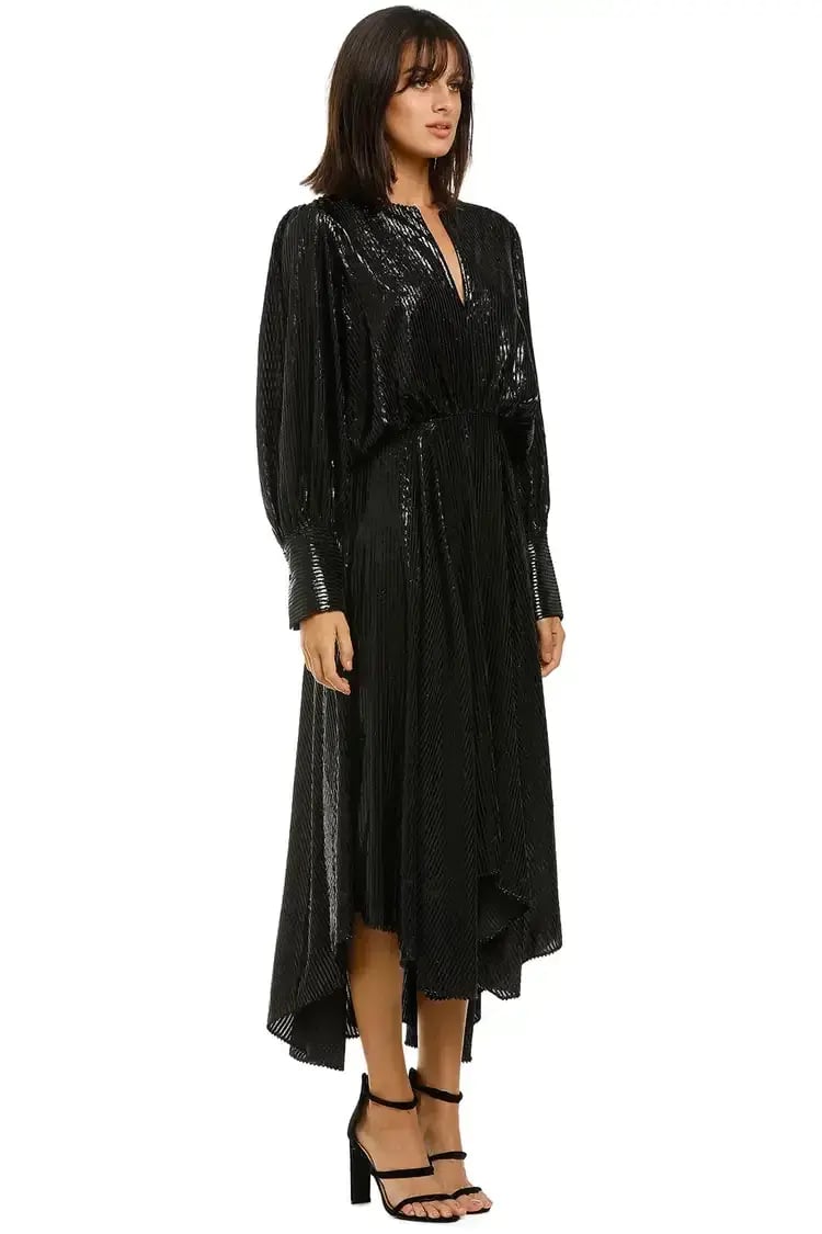 Camilla and Marc Emelie Waisted Dress in Black Size 14 photo 2