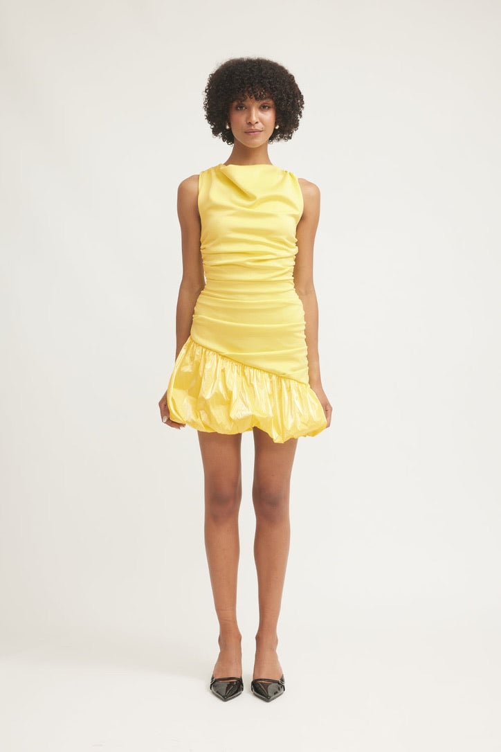 Tojha Aolani Dress - Lemon photo 4