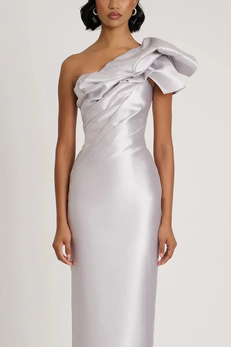 Eliya the Label Ashton Gown Silver Size 12 photo 3