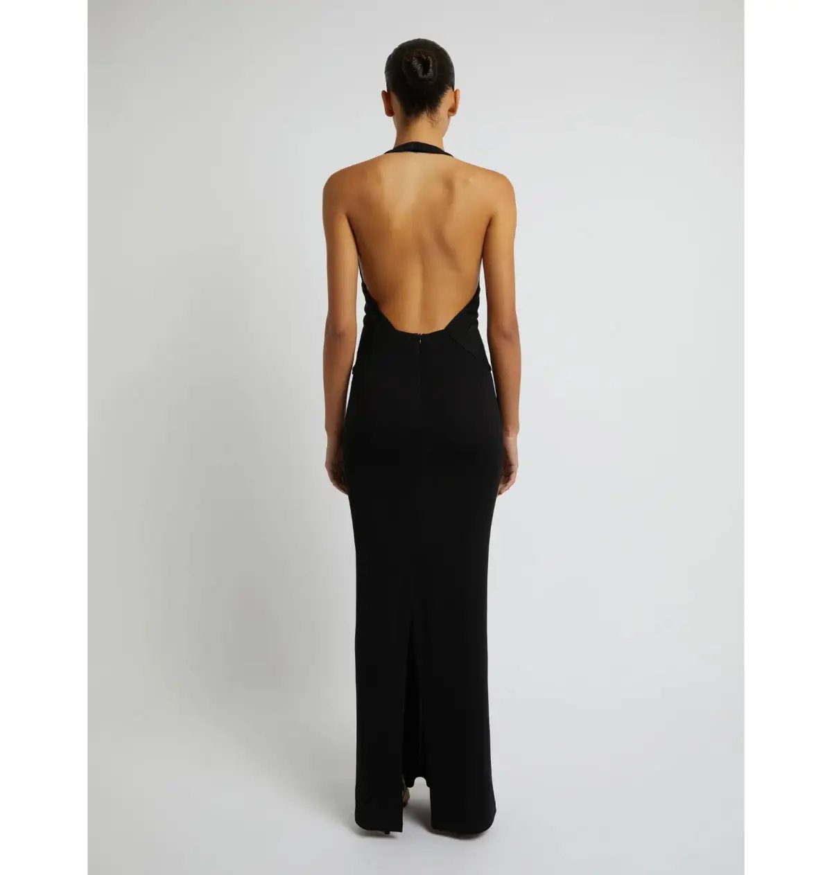 Christopher Esber Tailored Sloped Halter Dress In Black Size AU 10 photo 2