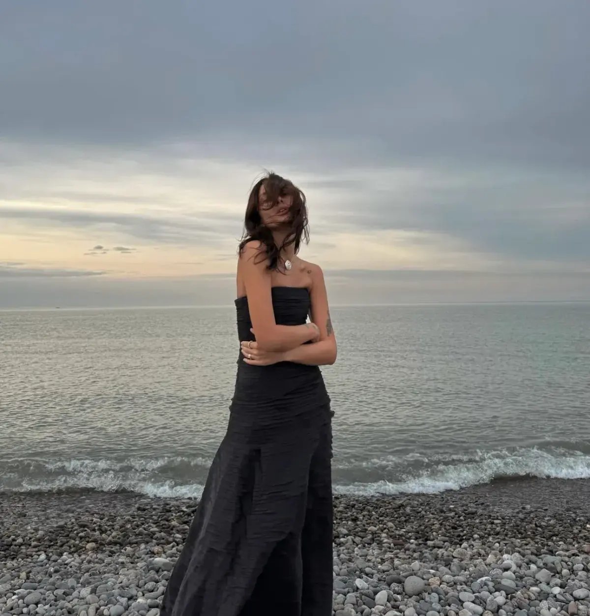 AJE SOUNDSCAPE MAXI DRESS BLACK SIZE 8 photo 6