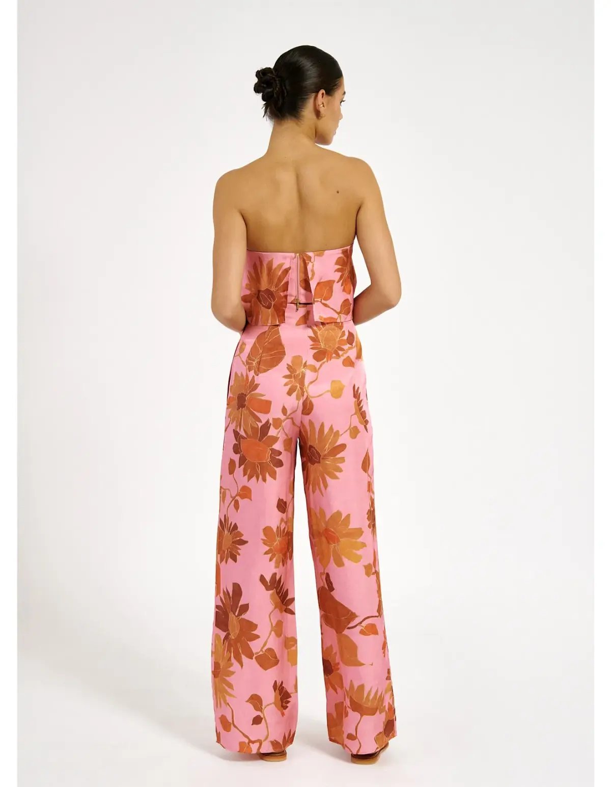 Roame Elma Bustier & Beckford Pant Set Pink & Floral Size 2/ AU 10 photo 4