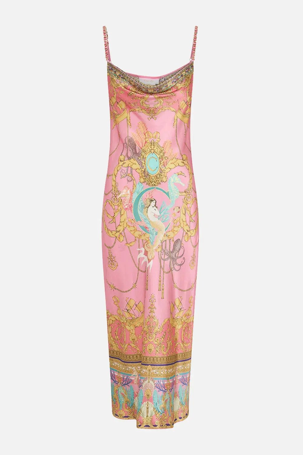 Camilla Mermaid Hotel Slip Dress Print Size XL/Au 16 photo 5