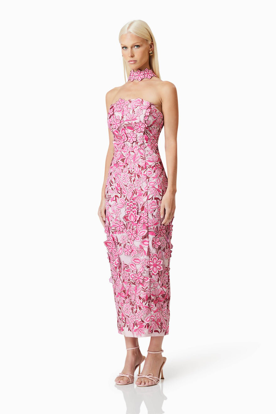 Elliatt Roseate Midi Dress - Pink photo 4