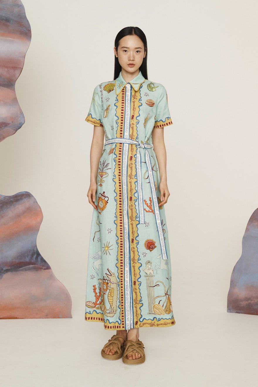 Alemais Surrealist Summer Shirtdress photo 2