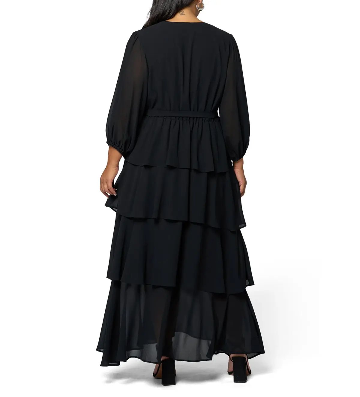 Curve Project Temptress Maxi Dress Black by Pink Dusk Size 16 photo 4