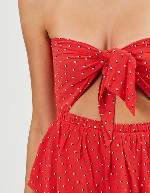 BELLE AMIE DRESS RED photo 2
