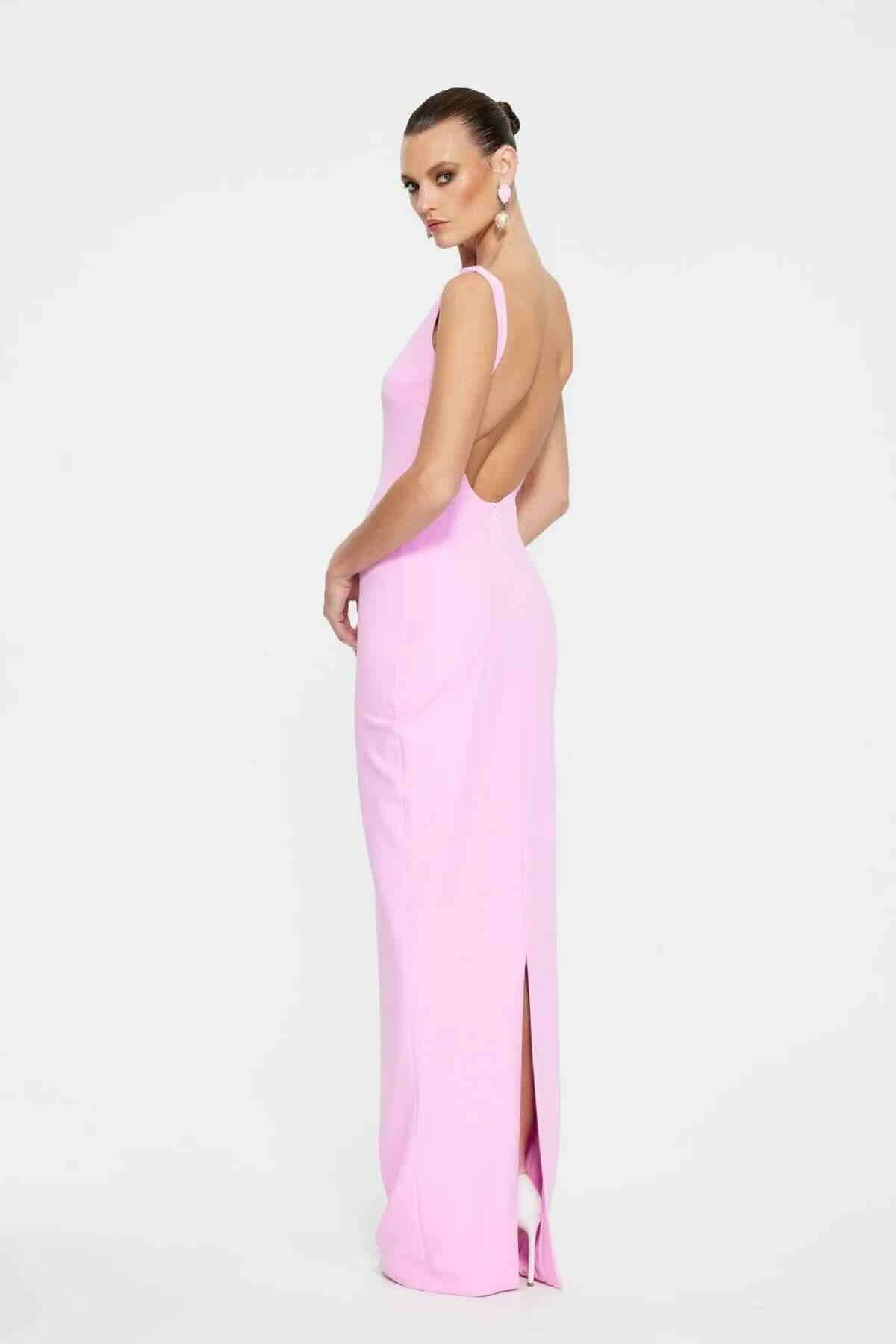 EFFIE KATS VERONA GOWN - TAFFY PINK photo 3