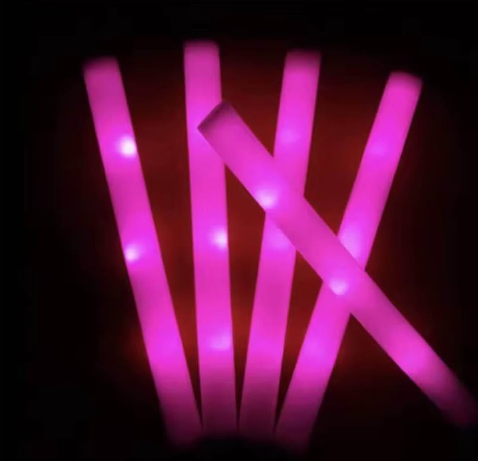 colourful RGB LED glow cheer tube foam sticks dark light for Christmas, birthday, wedding party ❤ photo 6