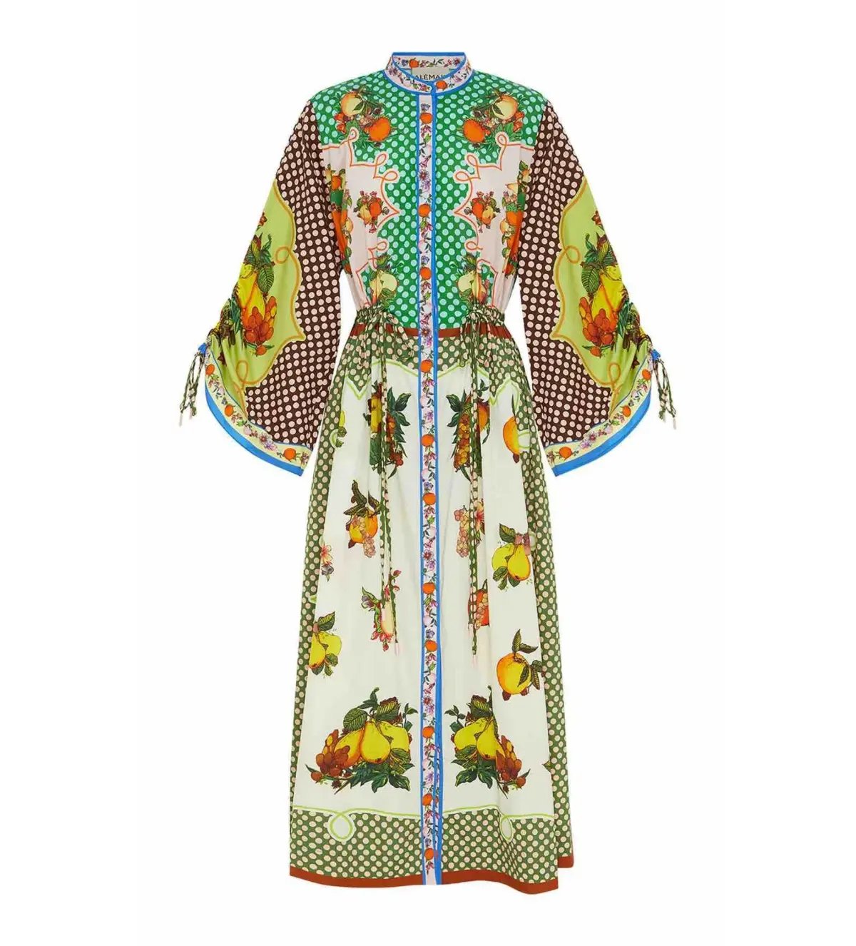 Alemais Lemonis Shirtdress Multi Print Size 16 photo 5