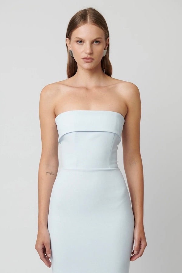 EFFIE KATS MONROE GOWN - ICE BLUE photo 3
