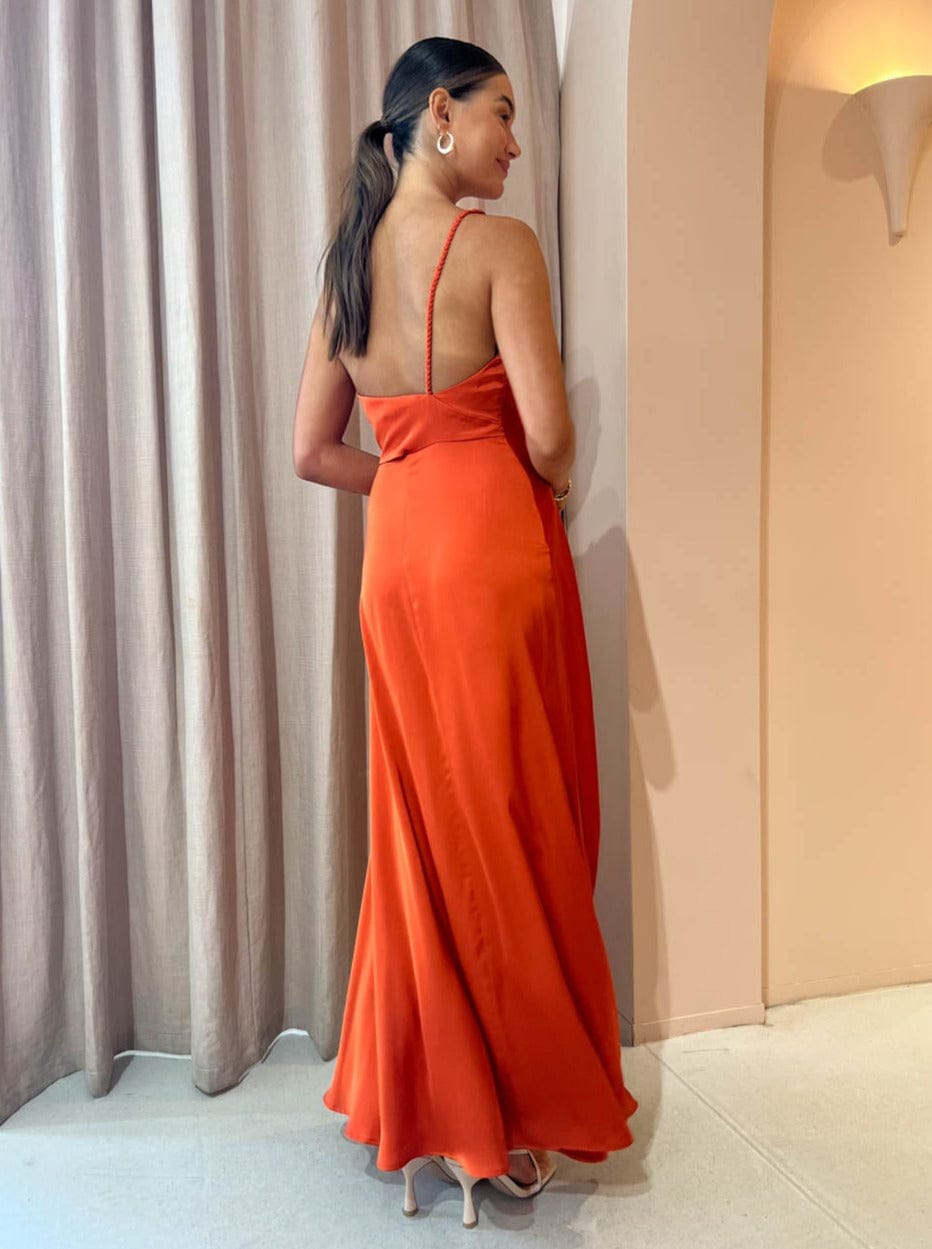 HEPBURN MAXI IN BURNT ORANGE photo 3