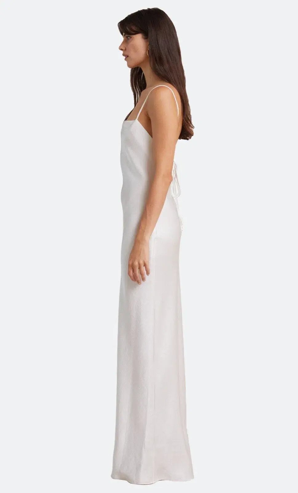 Bec & Bridge The Dreamer Tie Dress Ivory Size 6 photo 3