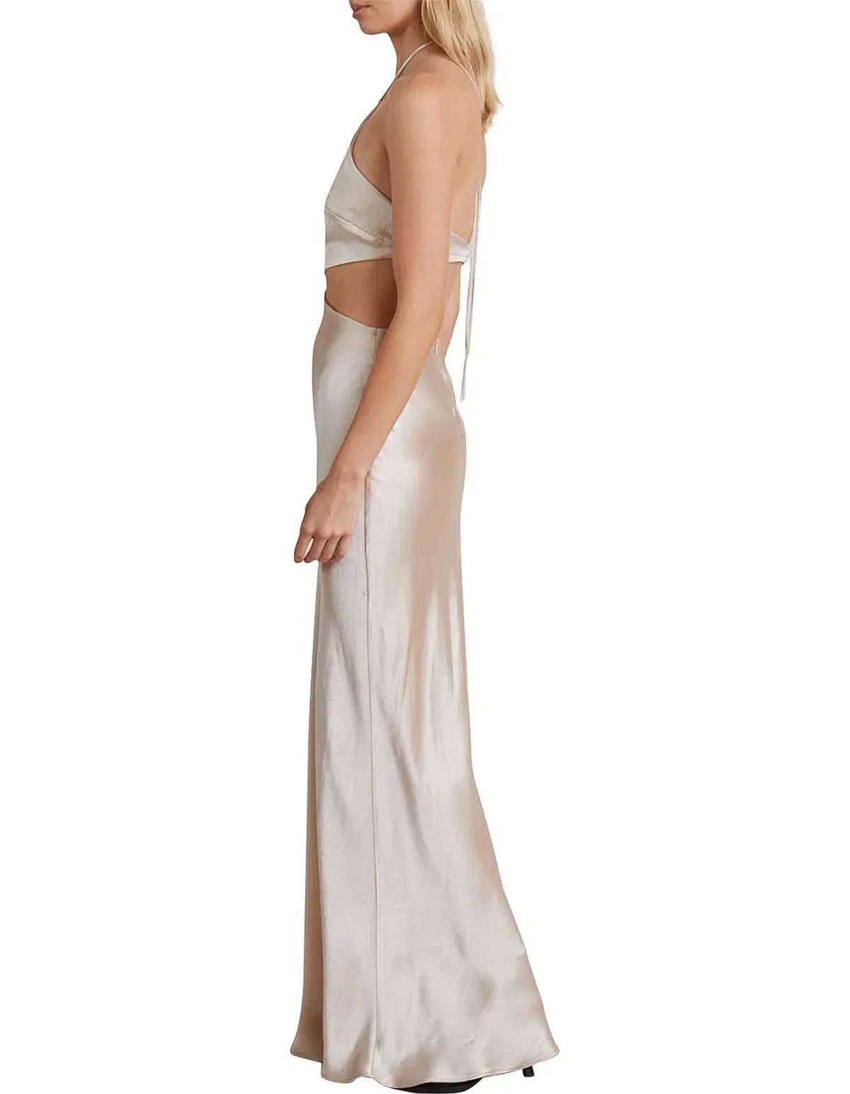Bec & Bridge Kara Maxi Dress Sand Size 12 photo 4
