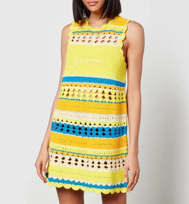 Ganni x Coggles Crocheted Mini Dress Multi Size S / AU 8 photo 2