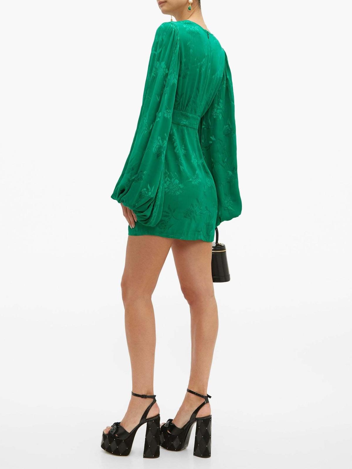 Rat & Boa Isabella Dress Green Size 6 photo 4