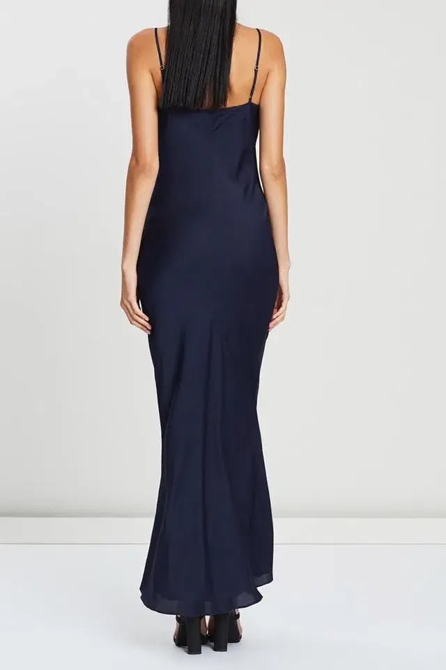Shona Joy Luxe Bias Cowl Slip Dress Sapphire Size XS/Au 6 photo 3