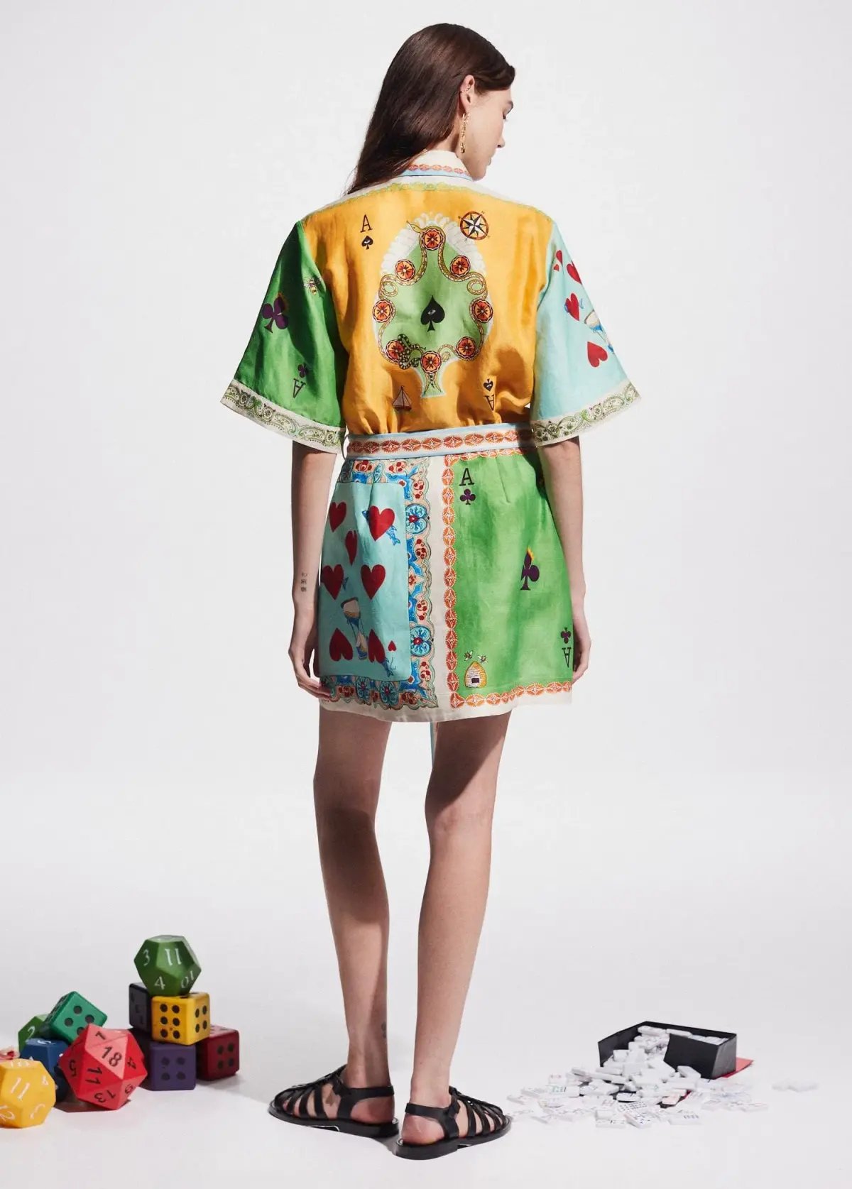 Alemais Rummy Mini Dress Multi Size 14 photo 4